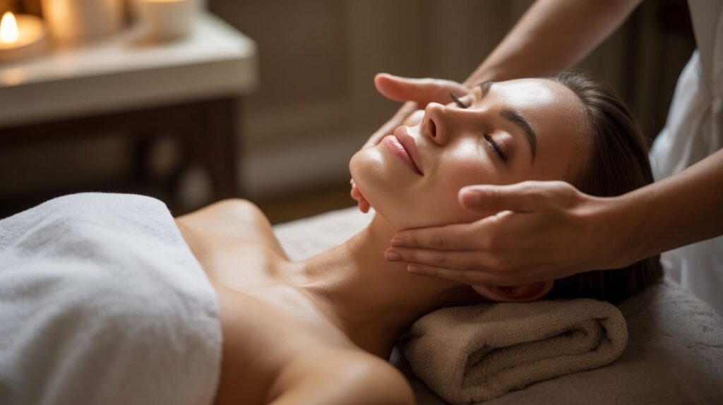 Masaż kobido wykonywany w klinice osteopatii